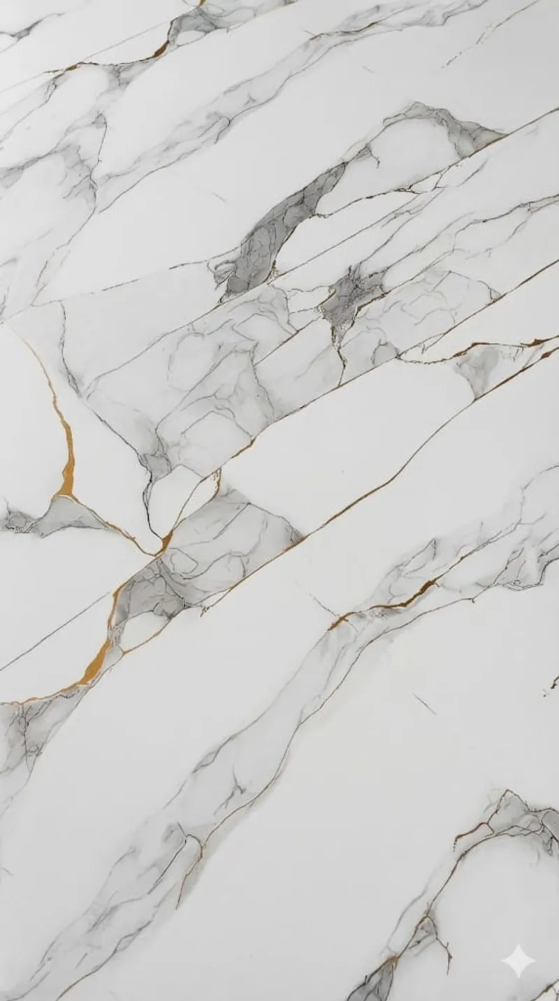 Porcelanato marmoleado estilo Carrara para baños y cocinas